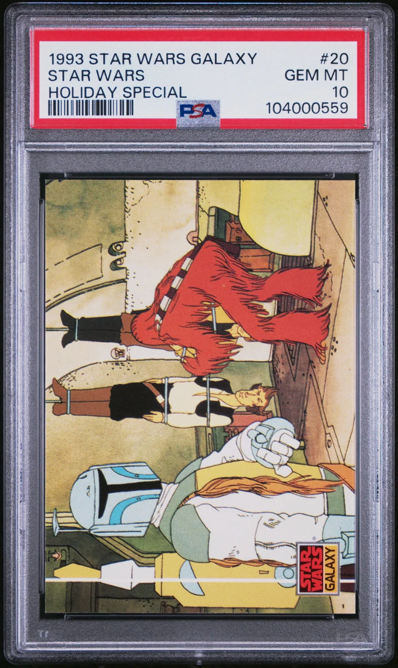 1993 Star Wars Galaxy #20 Holiday Special Factory Set PSA 10 POP 10