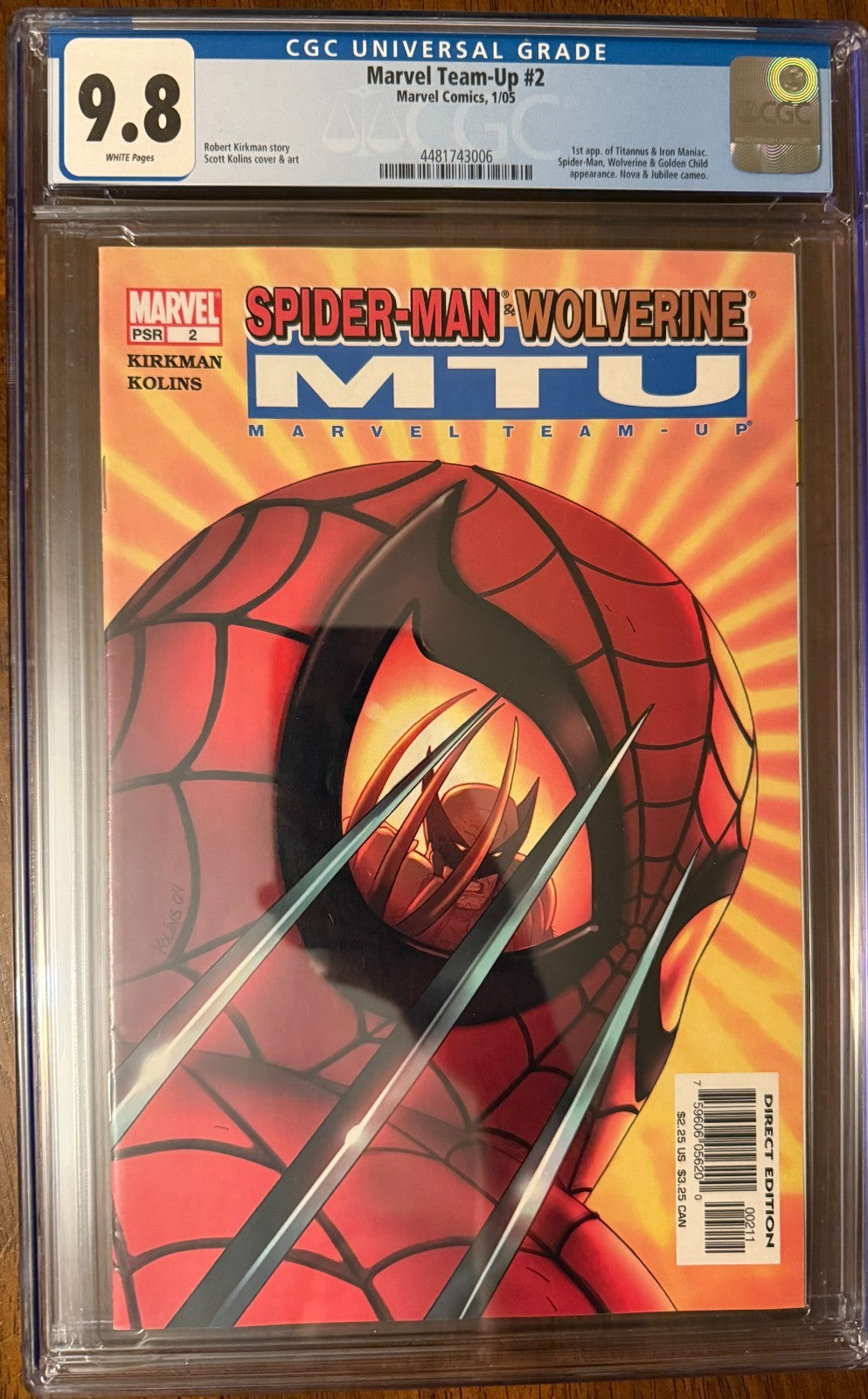 Marvel Team-Up MTU #2 CGC 9.8 1st Tony Stark As Doctor Doom, 1st Titannus Skrull