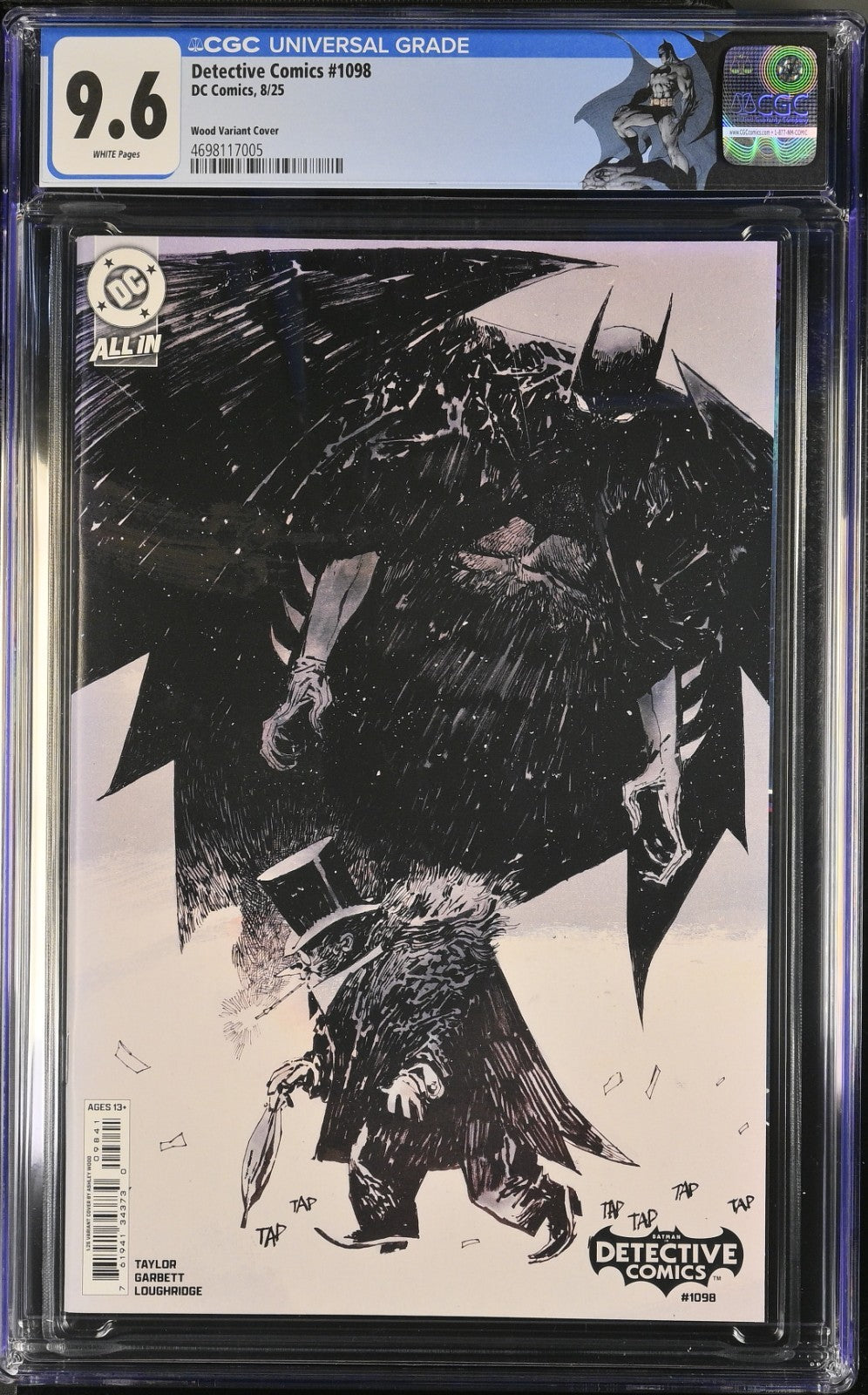 Detective Comics #1098 1:25 Ashley Wood Variant DC Comics 2025 CGC 9.6