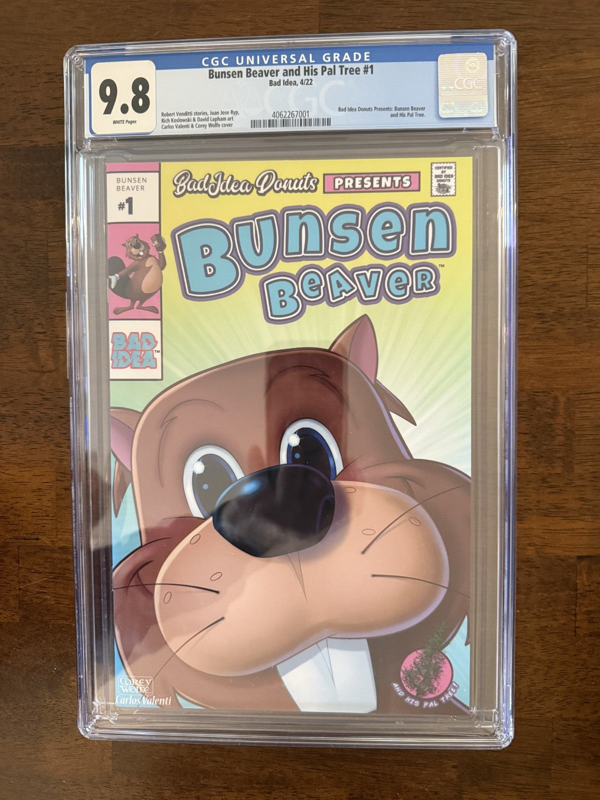 BUNSEN BEAVER AND PAL TREE #1 (BAD IDEA 2022) COMIC CON EXCLUSIVE! SIGNED!
