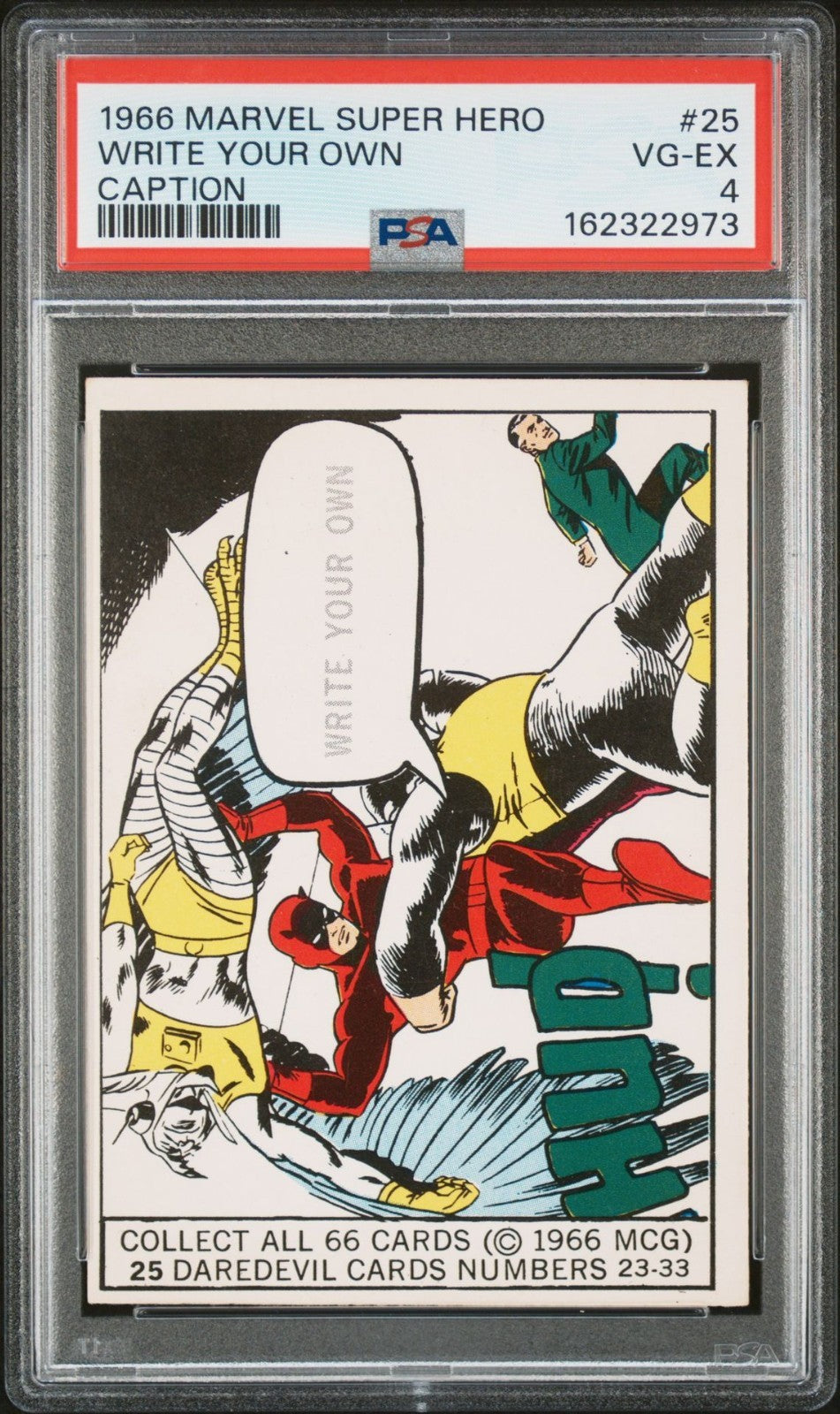 1966 Marvel Super Hero Daredevil # 25 PSA 4 Vg-Ex Write Your Own Caption