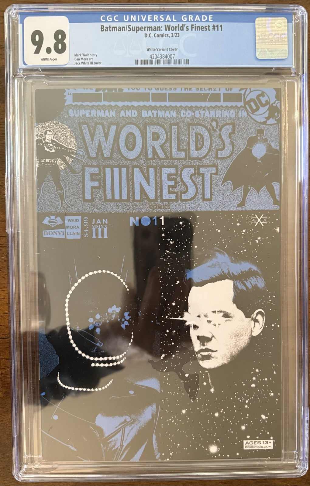 Batman/Superman: World’s Finest #11 Jack White Cover CGC 9.8 First Print