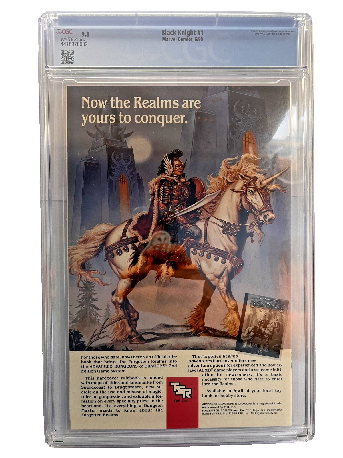 Black Knight #1 CGC 9.8 1990 4418978002
