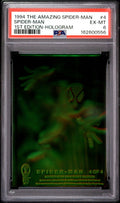 1994 Fleer Amazing Spider-Man 1st Edition Spider-Man Hologram 4 Of 4 PSA EX-MT 6