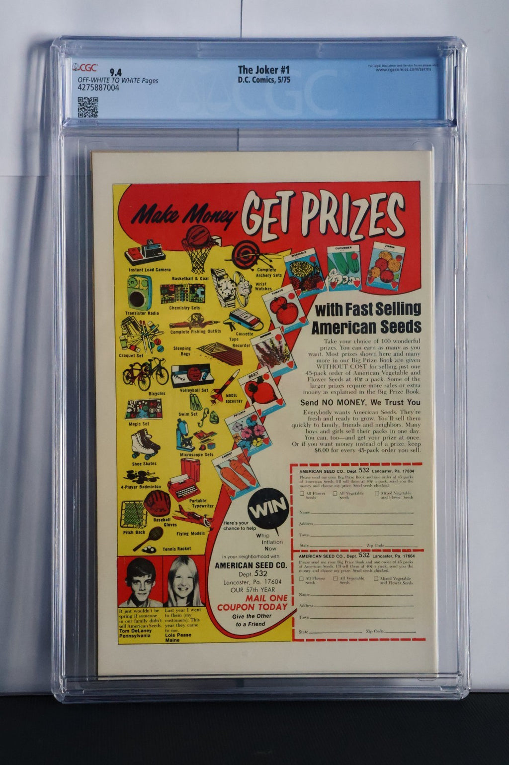 Joker #1 CGC 9.4 1975 4275887004