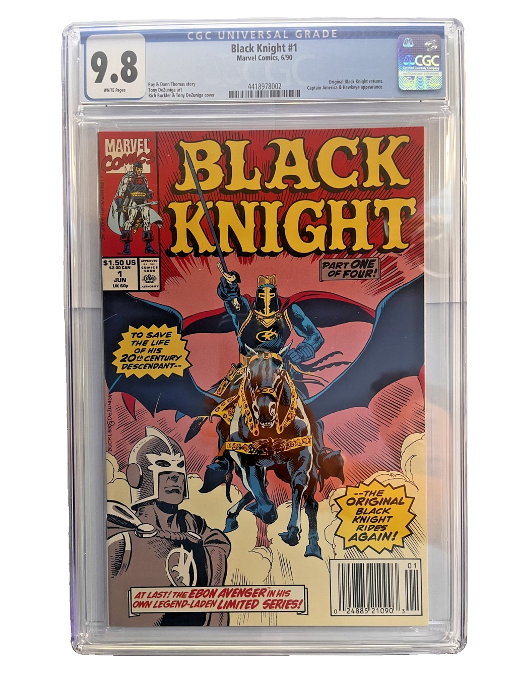 Black Knight #1 CGC 9.8 1990 4418978002