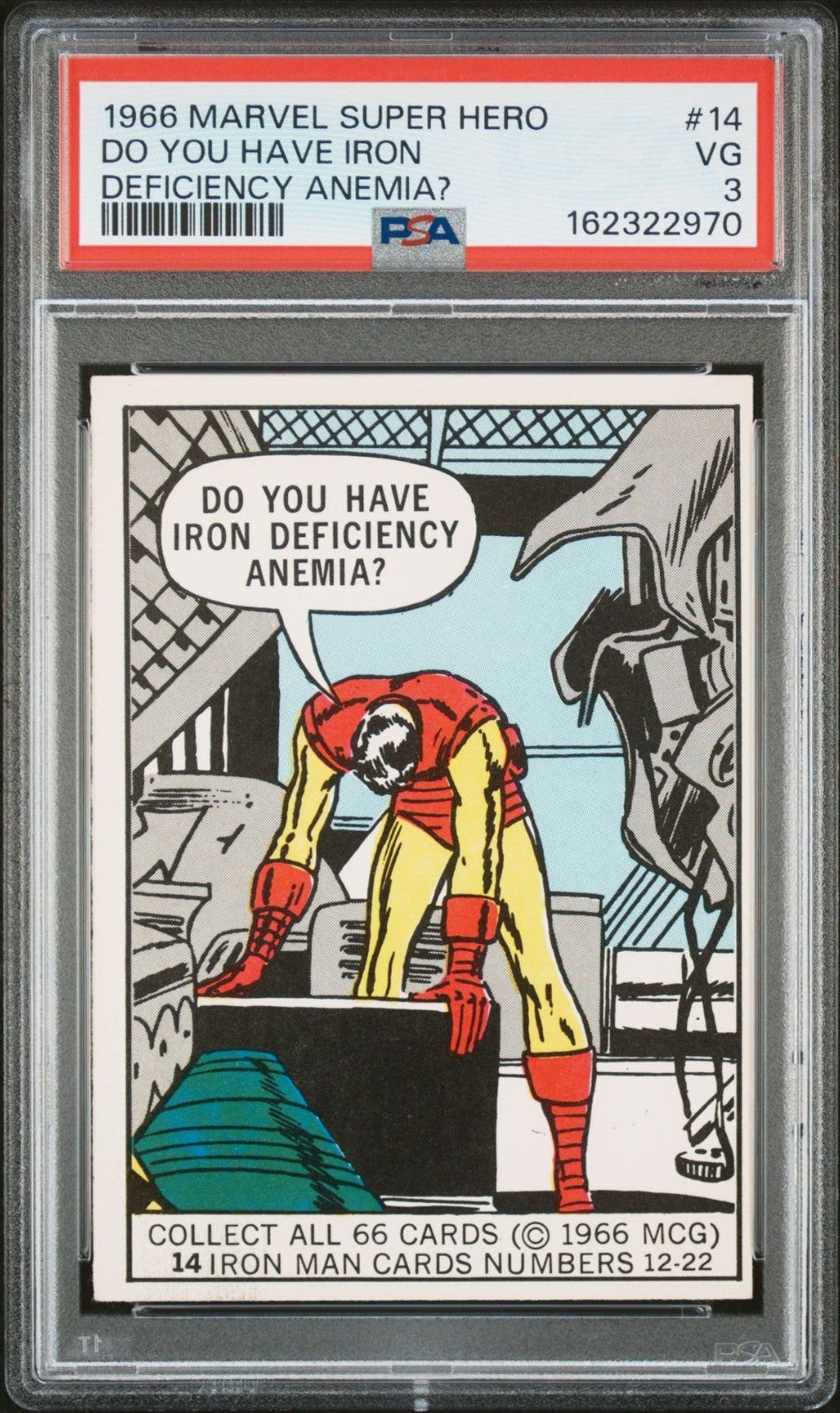 1966 Marvel Super Heroes #14 Do You Have Iron Deficiency Anemia? PSA 3 VG