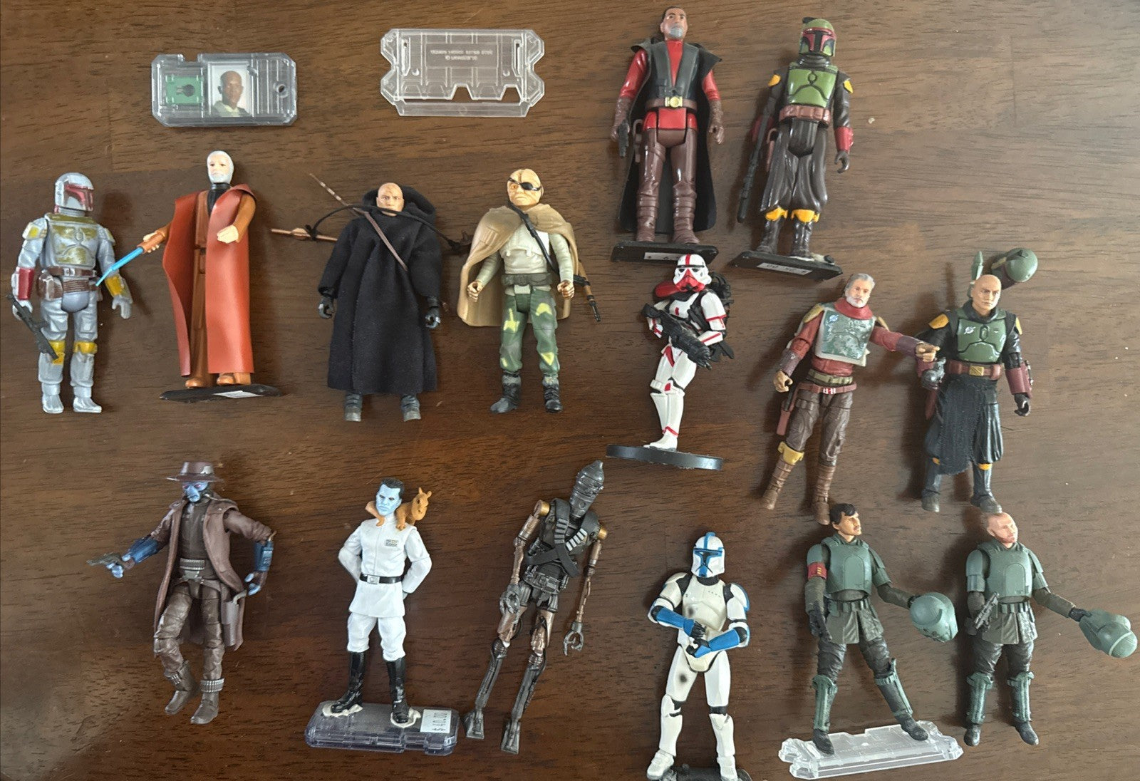 Star Wars Action Figures Lot Of 15. 1979 To Modern Rare with Guns Original Owner