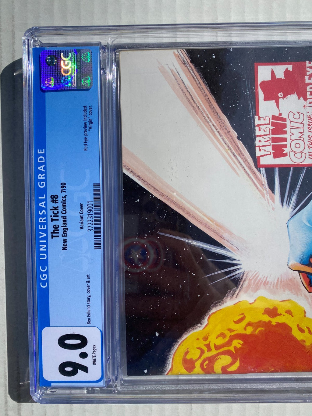 Tick #8B Virgin Variant 1st Printing 1990 1988 CGC 9.0