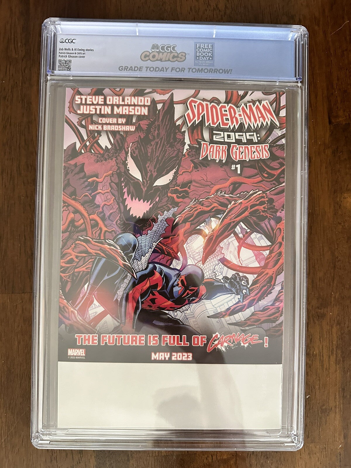Spider-Man/Venom #1  FCBD 2023, CGC 9.8, Mint Case! White Pages! Only 10 at CGC!