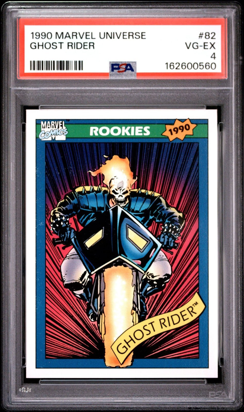 1990 Marvel Universe Ghost Rider #82 PSA 4