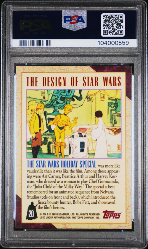 1993 Star Wars Galaxy #20 Holiday Special Factory Set PSA 10 POP 10