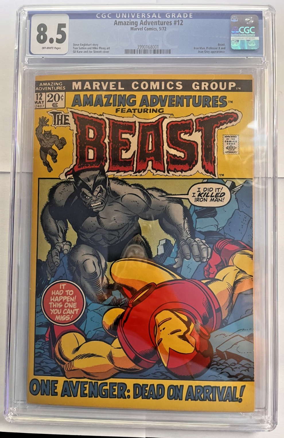 Amazing Adventures #12 CGC 8.5 1972 3990168001