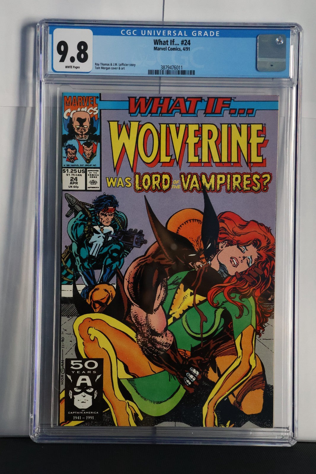 What If Wolverine Was Lord of the Vampires X-Men Comic Book Marvel 1991 CGC 9.8