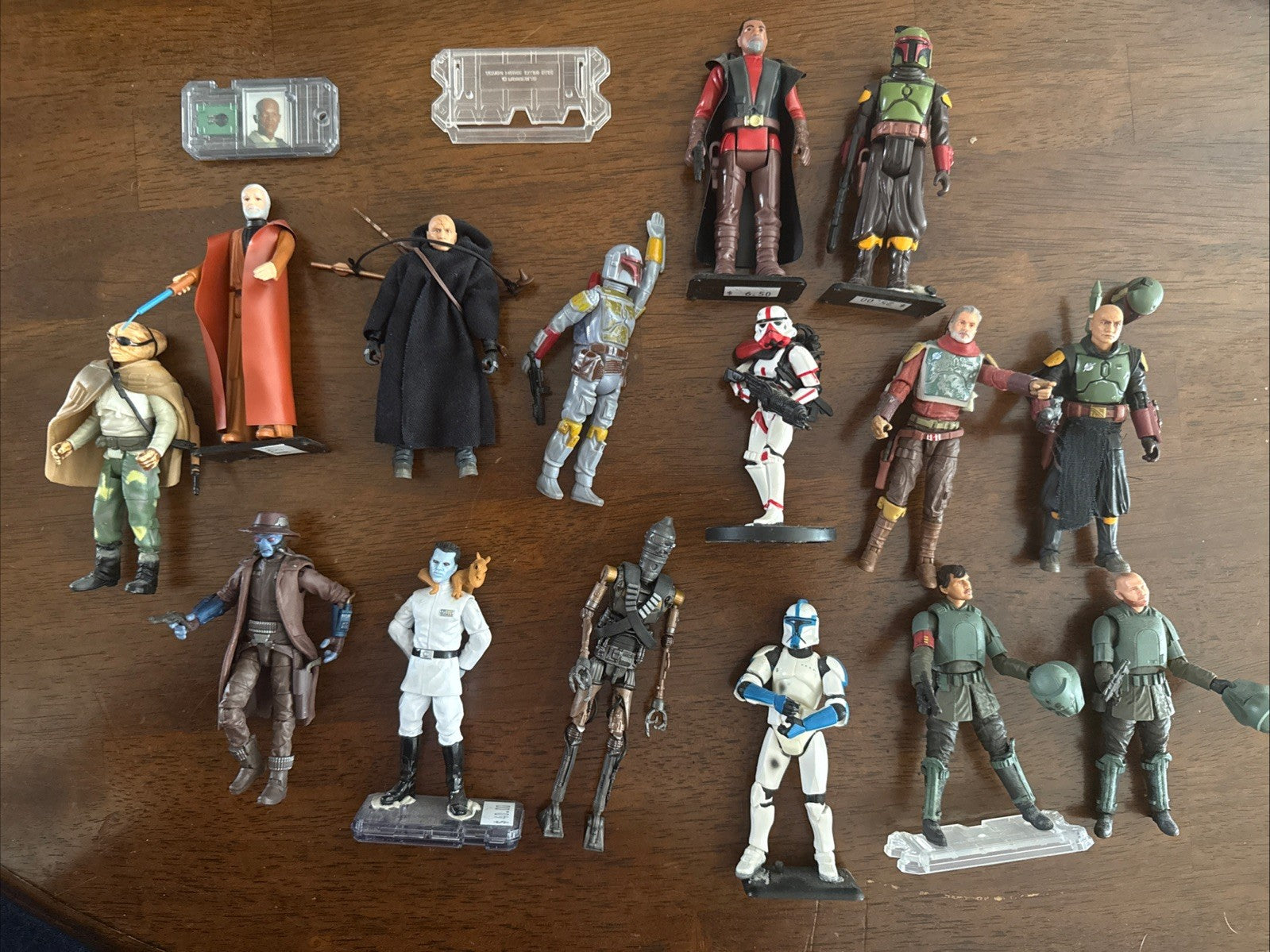 Star Wars Action Figures Lot Of 15. 1979 To Modern Rare with Guns Original Owner