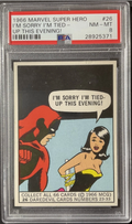 1966 Marvel Super Hero #26 I'm Sorry I'm Tie-up This Evening - PSA 8 - Daredevil