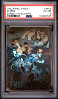 1992 IMPEL X-MEN SERIES 1-HOLOGRAM #XH-5 X-MEN PSA EX-MT 6