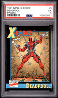 1991 Impel X-Force Promo Promo #3 Deadpool PSA 5 Near Mint or Better