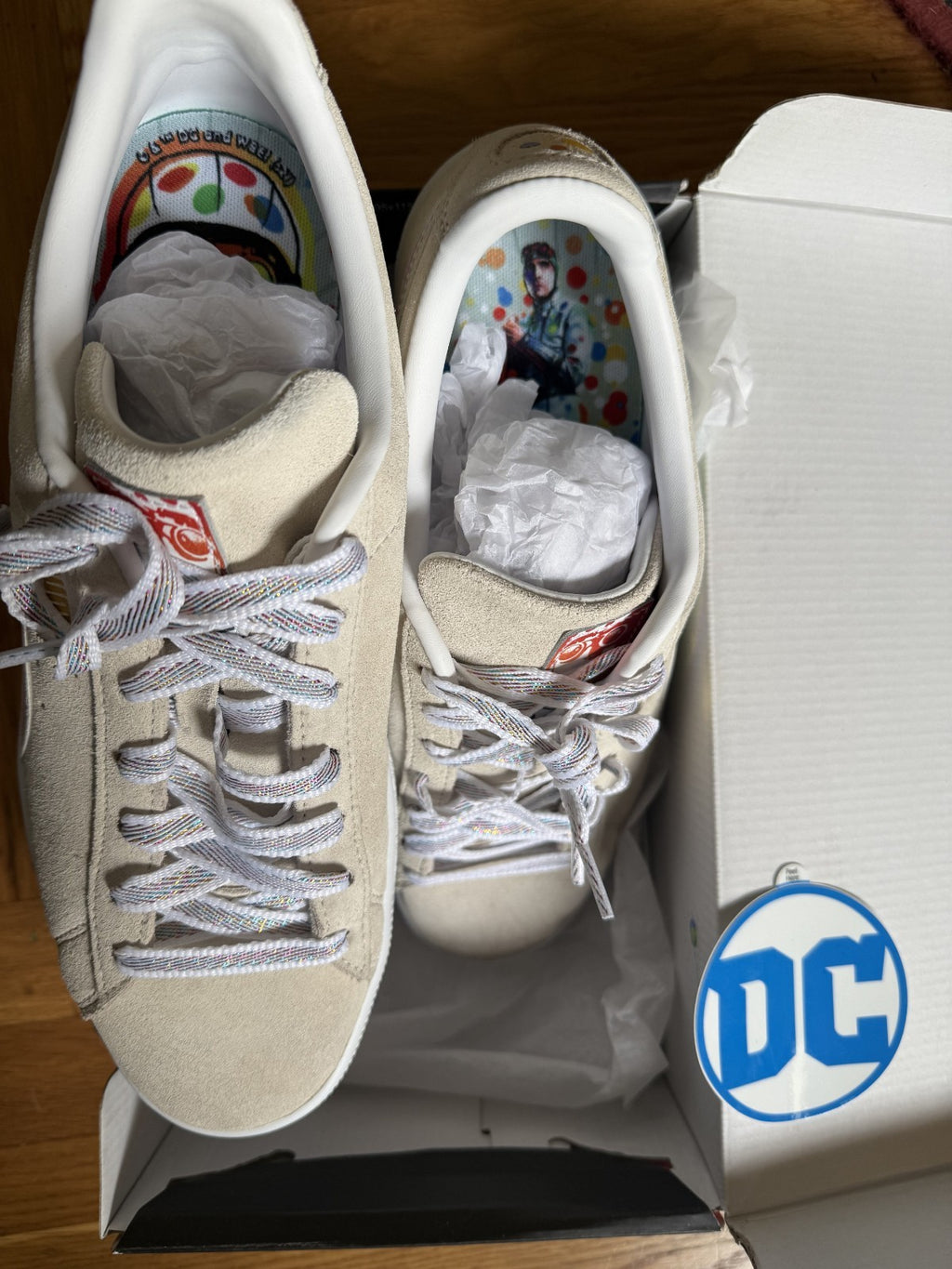 Puma Polka Dot Man Suicide Squad limited edition size 10 NEW Sneakers Free Ship!
