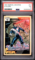 1991 Marvel Universe #51 Cyclops PSA EX 5